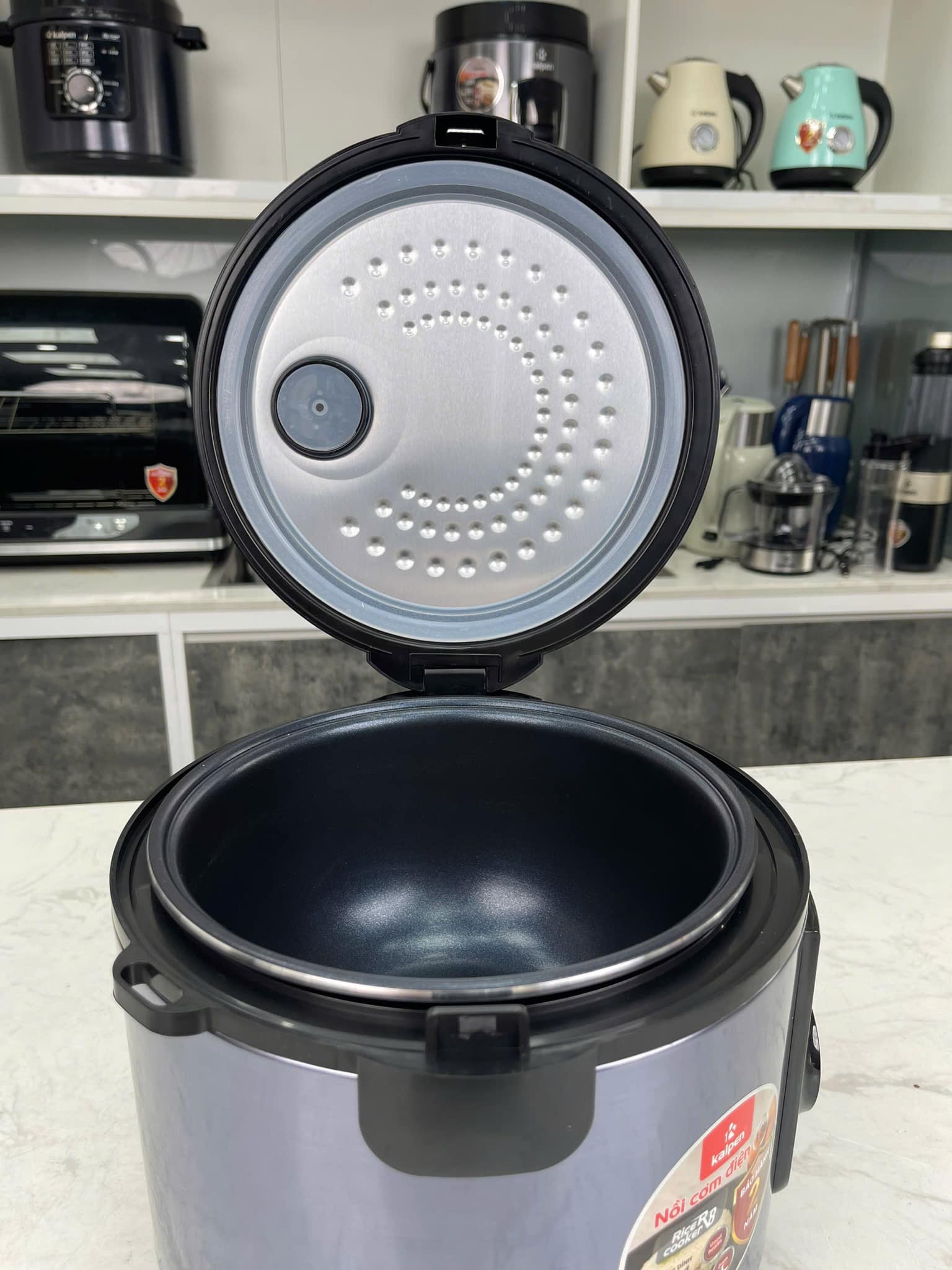 Nồi cơm điện cao cấp Kalpen R8 dung tích 1.2L công suất 500W chuẩn Đức, bảo hành 2 năm - Hàng chính hãng