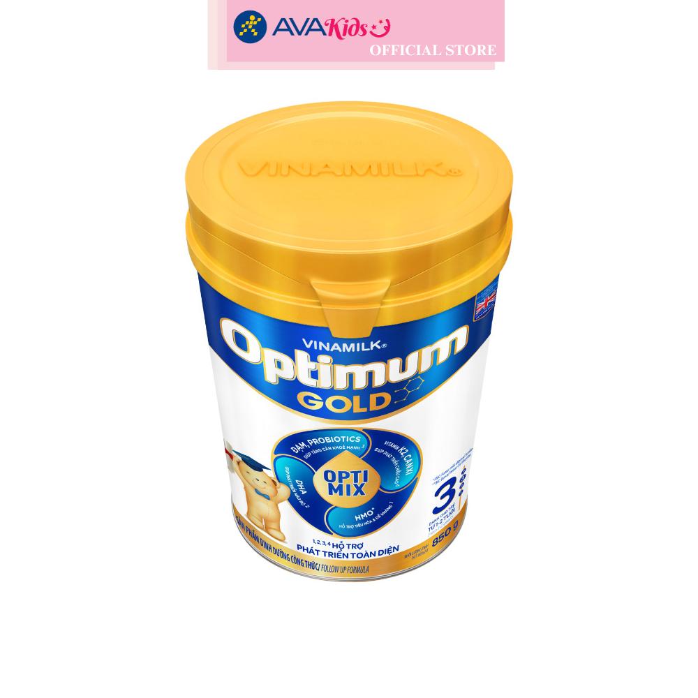Sữa bột Vinamilk Optimum Gold số 3 850g (1 - 2 tuổi)