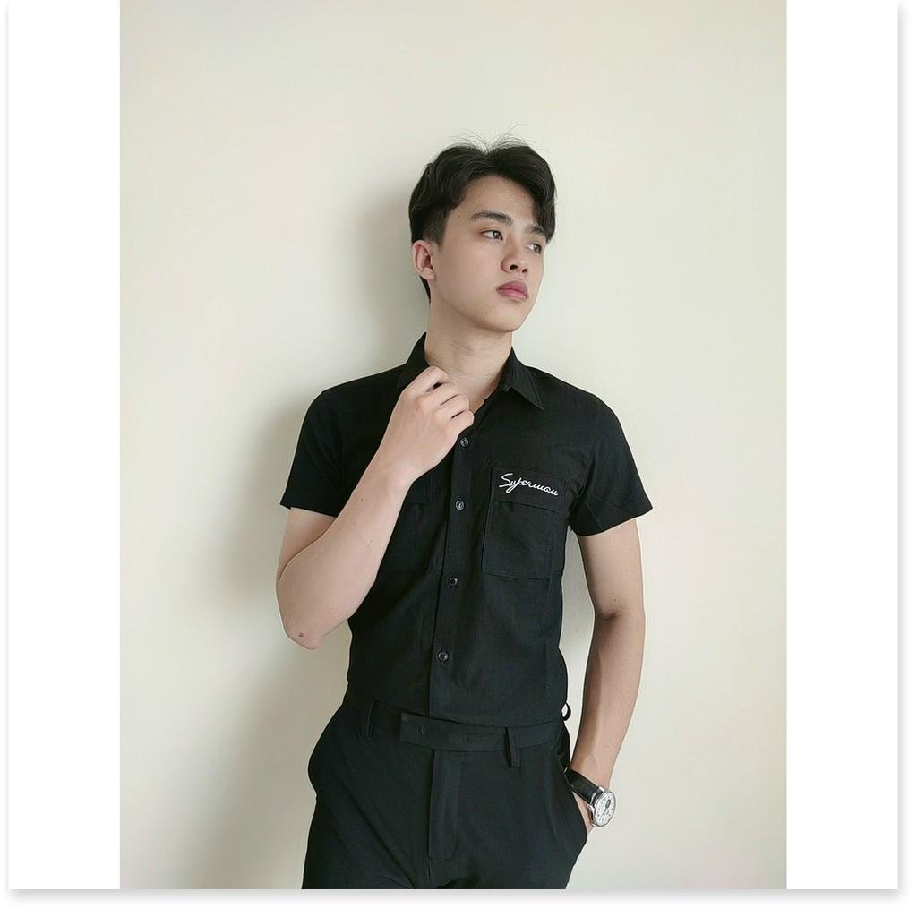 ÁO SƠ MI ĐŨI TAY NGẮN