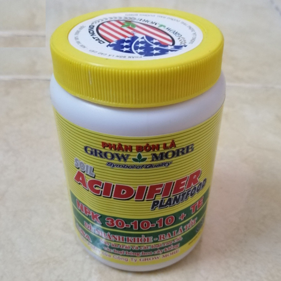 Phân bón lá GROWMORE - MADE IN USA - Soil Acidifier NPK 30-10-10 + TE ĐẺ NHÁNH KHỎE, RA LÁ TỐT