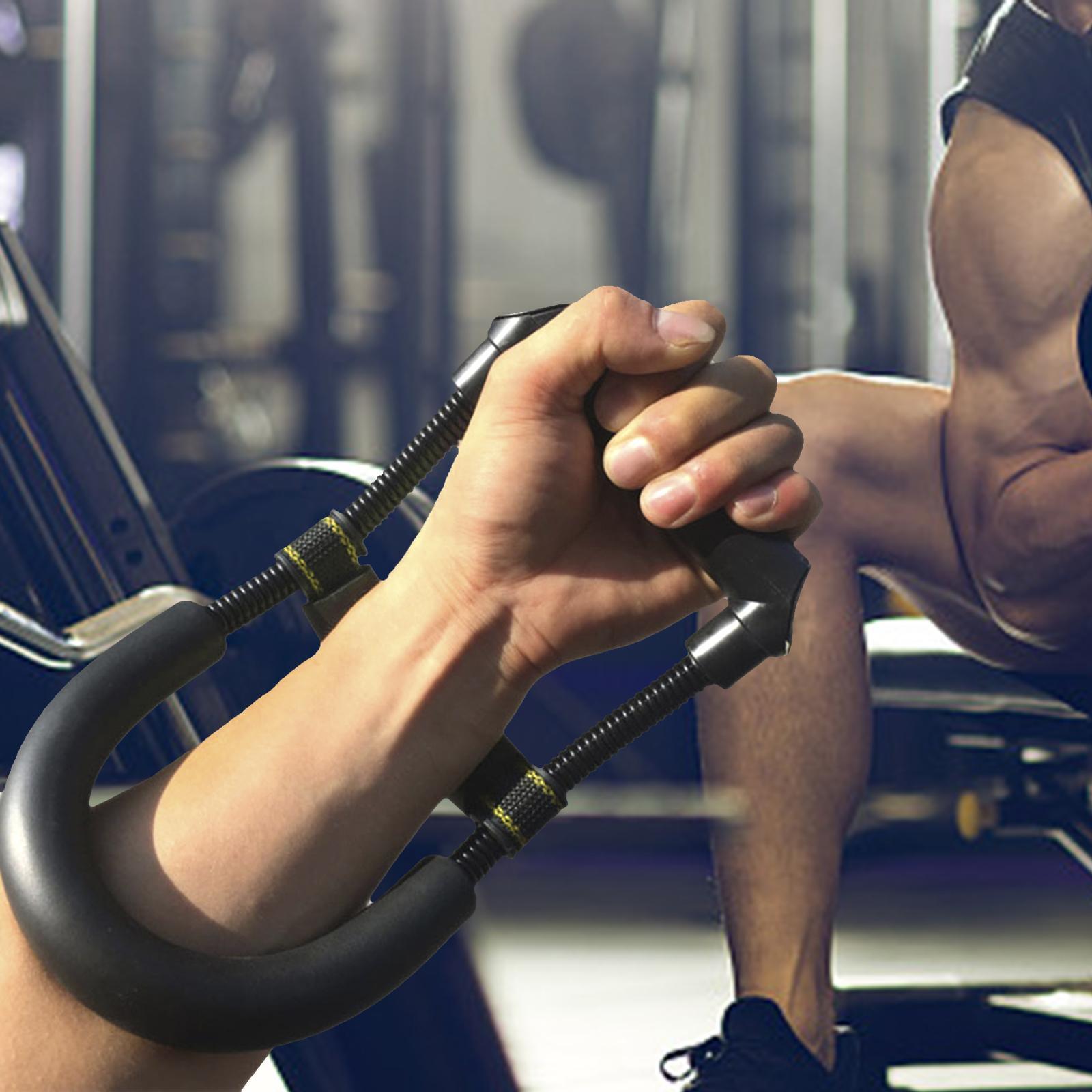 Wrist Forearm Strengthener Hand Grip Wrist Arm Exerciser Muscle Building Workout Strength Trainer for Home Athletes Fitness Equipment