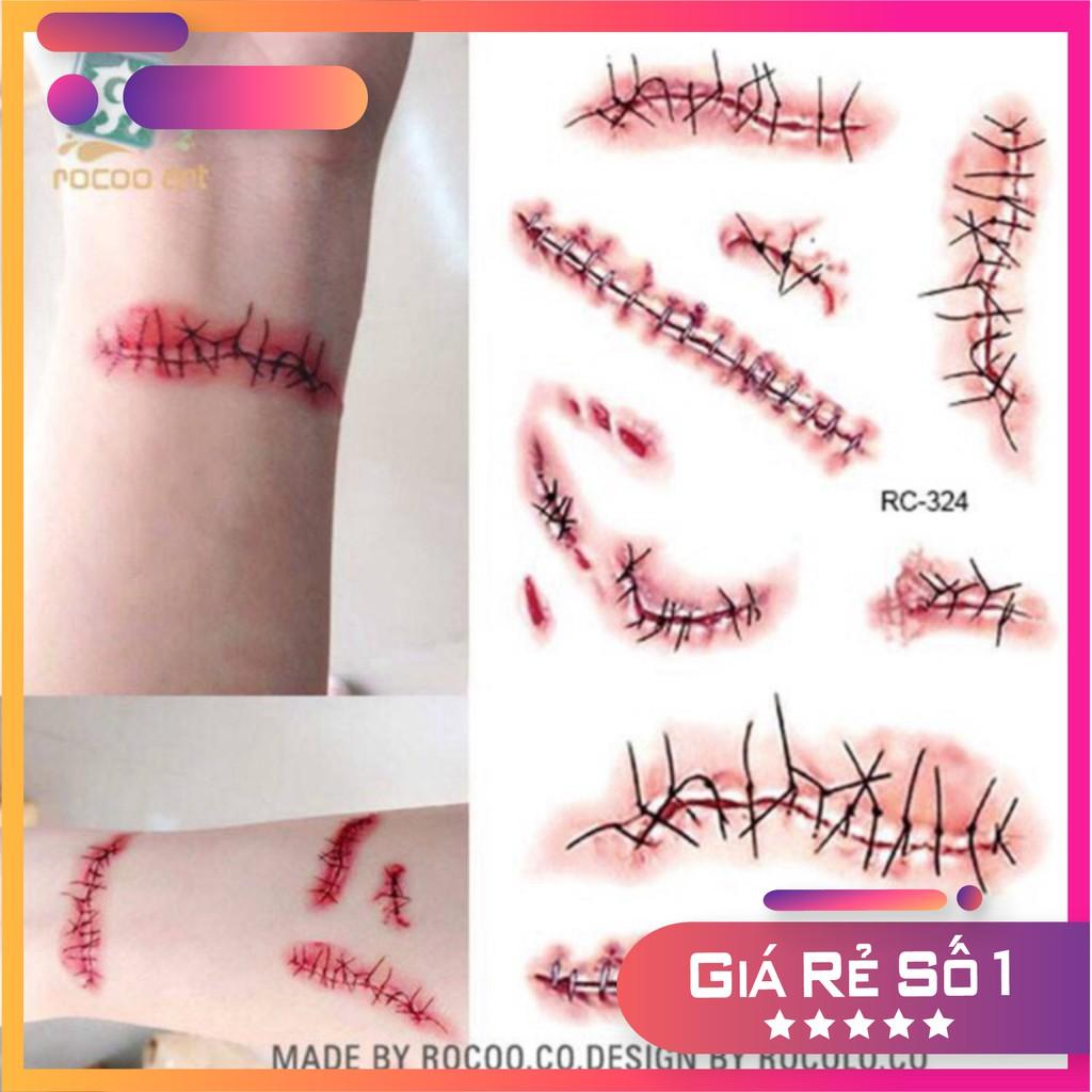 HOT Set Nhiều Mẫu anime, hình xăm halloween 3D Hình Xăm Dán, Hình Xăm henna mini Tattoo Cao Cấp