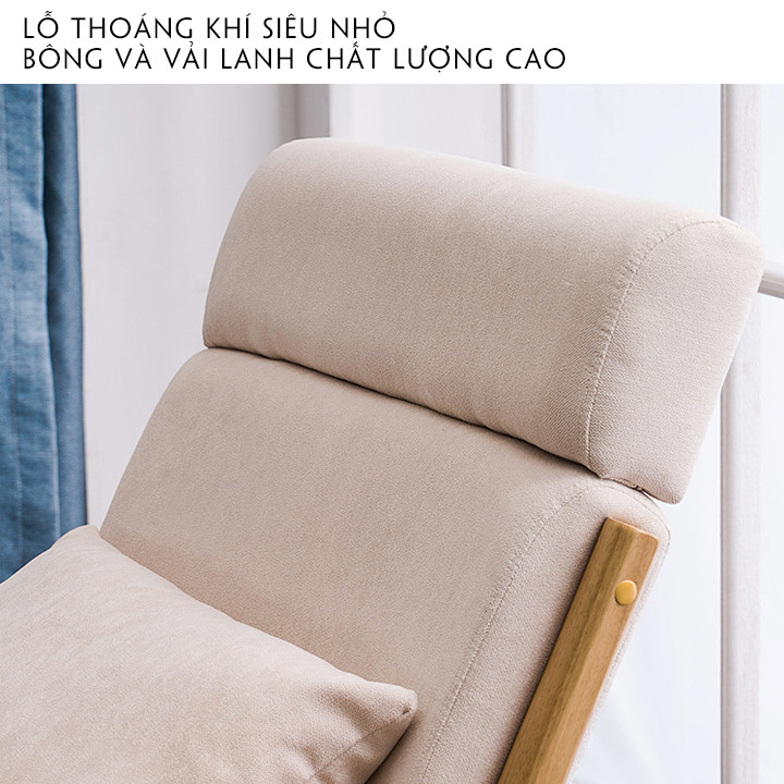 GHẾ SOFA BẬP BÊNH CÓ TỰA ĐẦU MANG PHONG CÁCH BẮC ÂU - GHẾ SALON THƯ GIÃN - GIAO HÀNG MÀU SẮC NGẪU NHIÊN