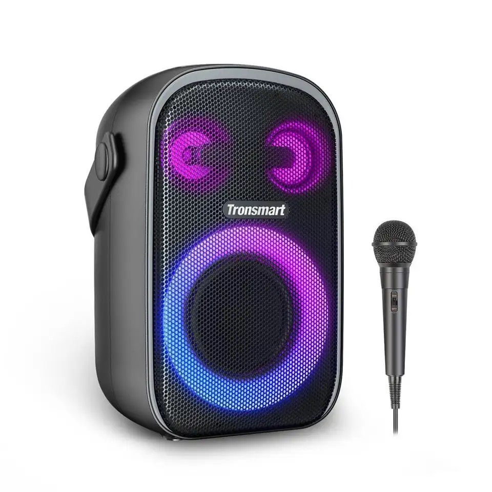 Loa Bluetooth 5.3 Karaoke Không Dây Tronsmart Halo 110 60W Kèm Micro Có Dây Hỗ Trợ Hát Karaoke Âm Thanh Nổi Cực Mạnh - Hàng chính hãng