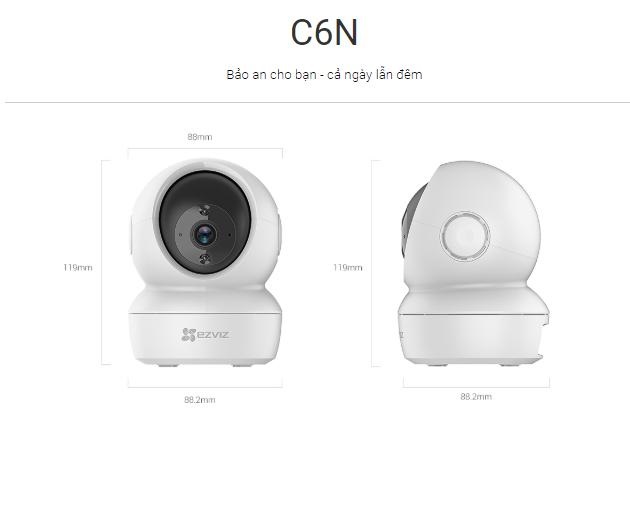 Camera wifi giám sát trong nhà full HD CS-C6N - CHÍNH HÃNG