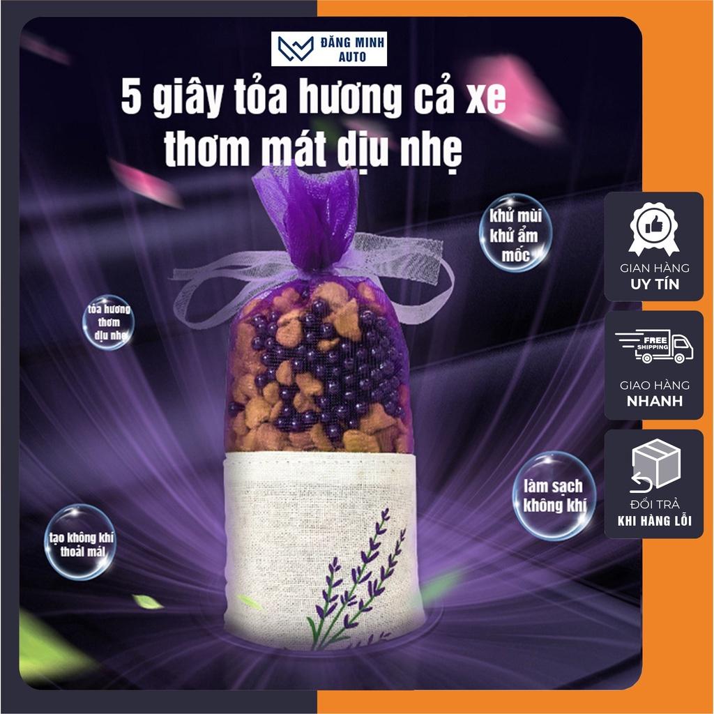 Túi than hoạt tính khử mùi ô tô hương hoa nhài oải hương hoa quế khử mùi không khí xe hơi ST009