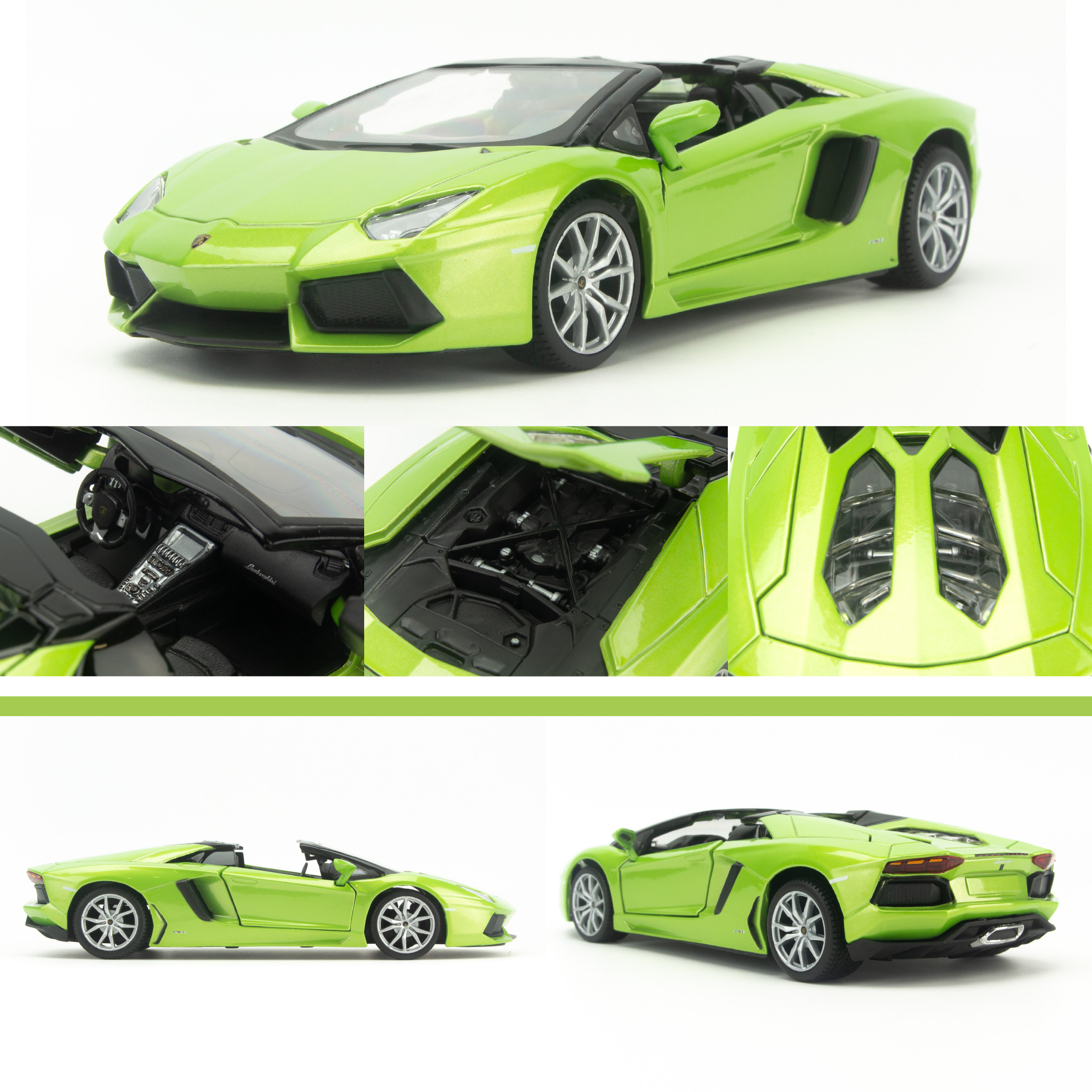 Mô hình xe SPAL Lamborghini Aventador LP 700-4 Roadster 1:24 Maisto - 39124