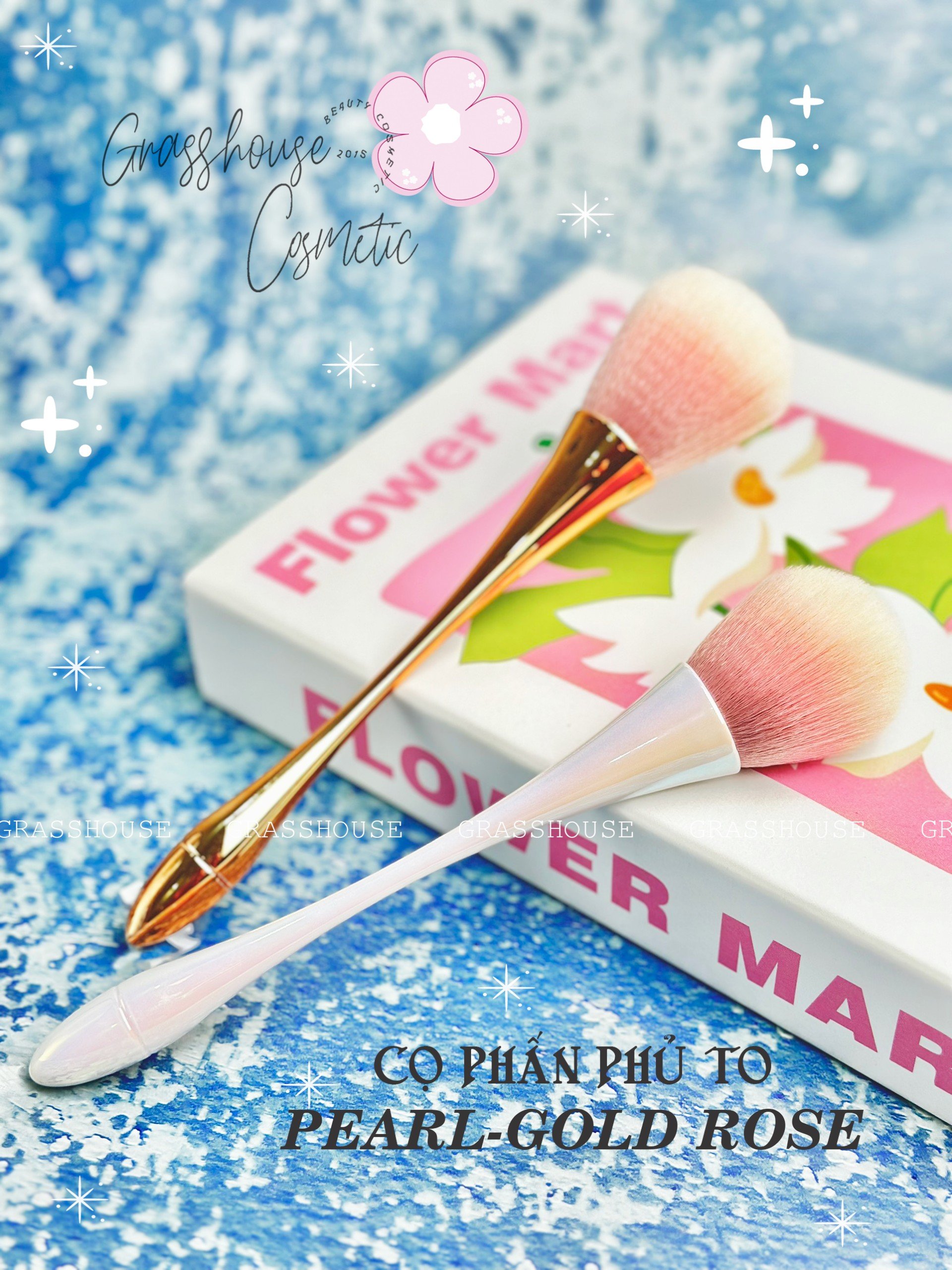 Cọ Trang Điểm / Cọ Phủ Phấn / Phấn Phủ / Phấn Má Hồng Lông Mềm Cỡ Lớn