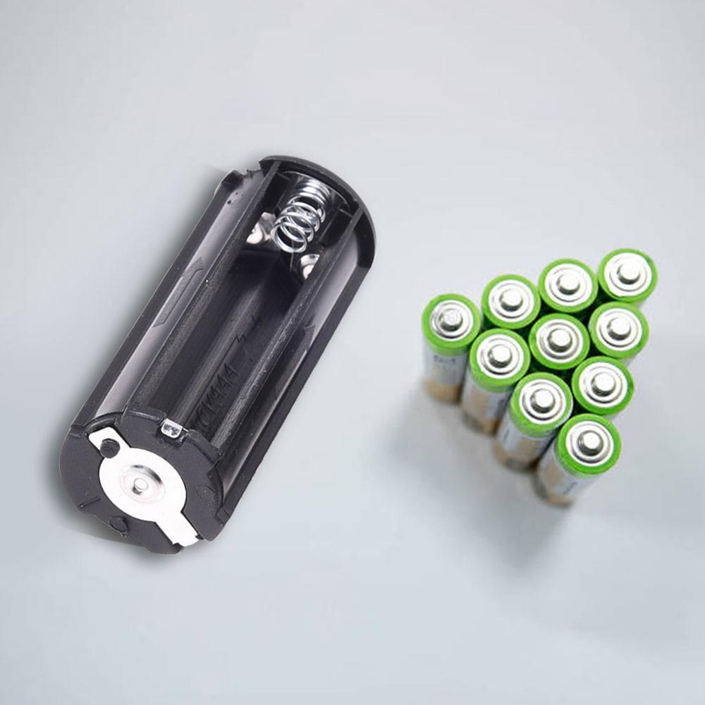 3/5/10 CÁI Giá đỡ pin màu đen cho 3 x Pin AAA 1,5V Đèn pin Đèn pin 3 x Bộ lưu trữ pin AAA Màu sắc: 10 chiếc