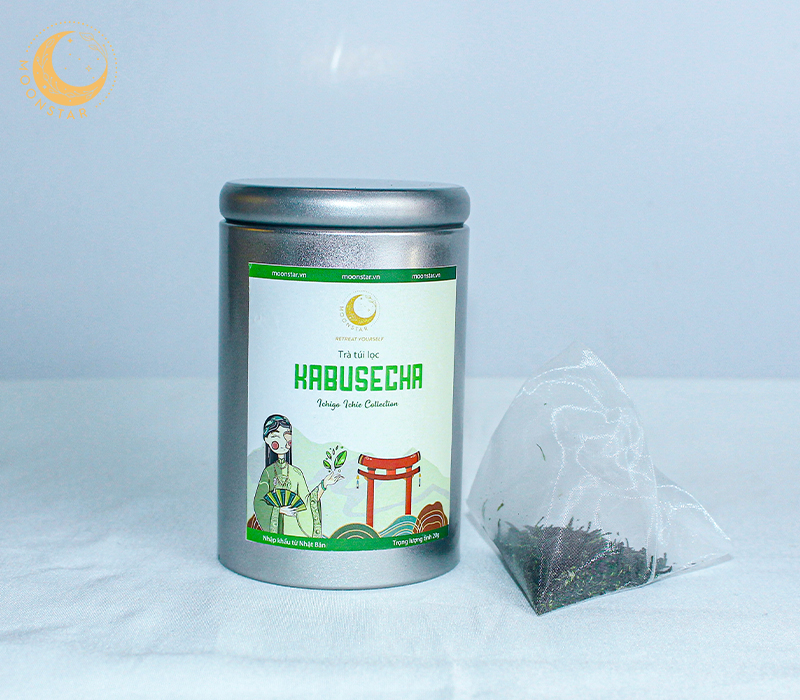 Hộp Trà Xanh Túi Lọc Nhật Bản Kabusecha Moonstar 20g Nguyên Chất Nhập Khẩu