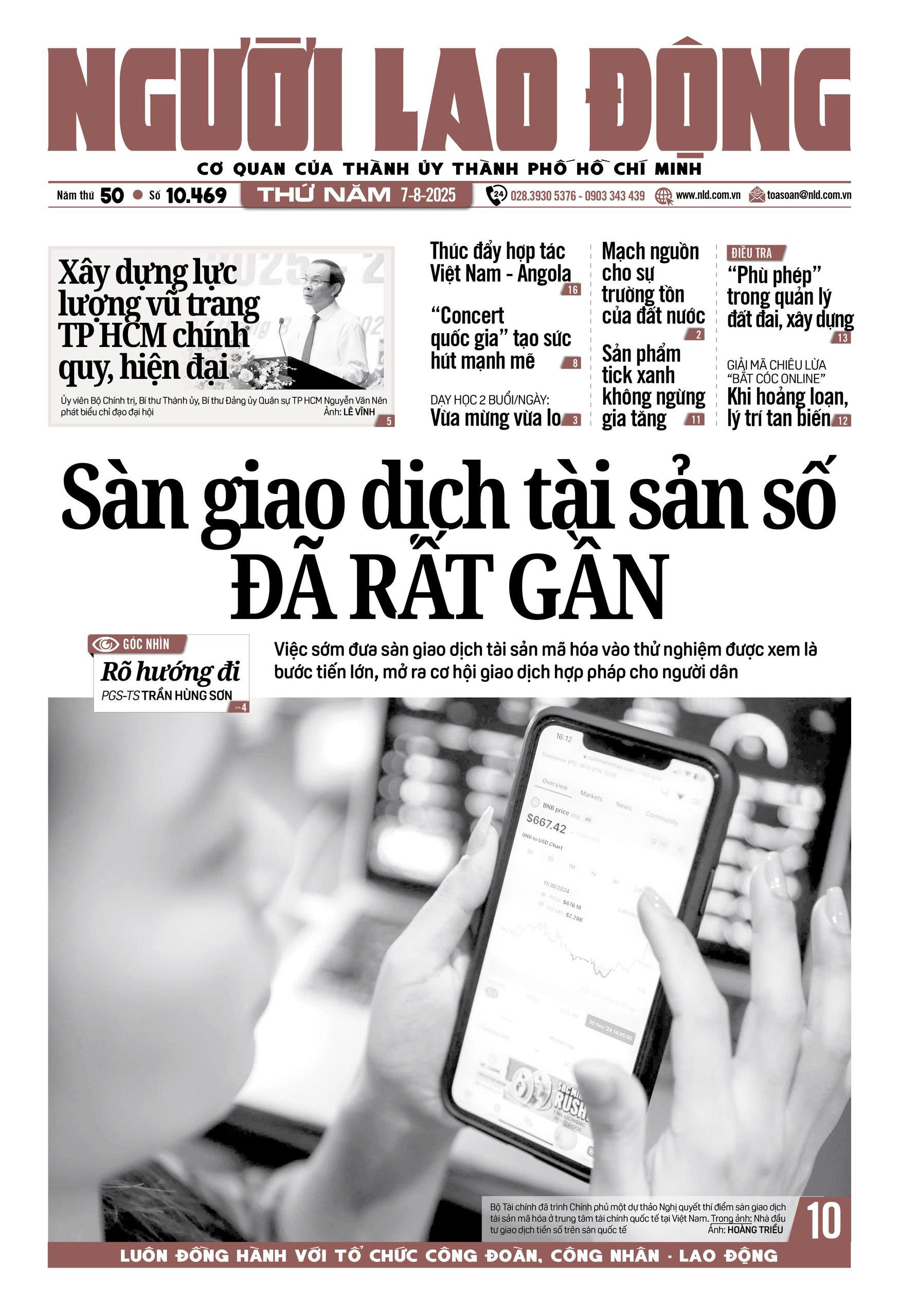 Nhật báo Người Lao Động từ ngày 04-08-2025 đến 10-08-2025
