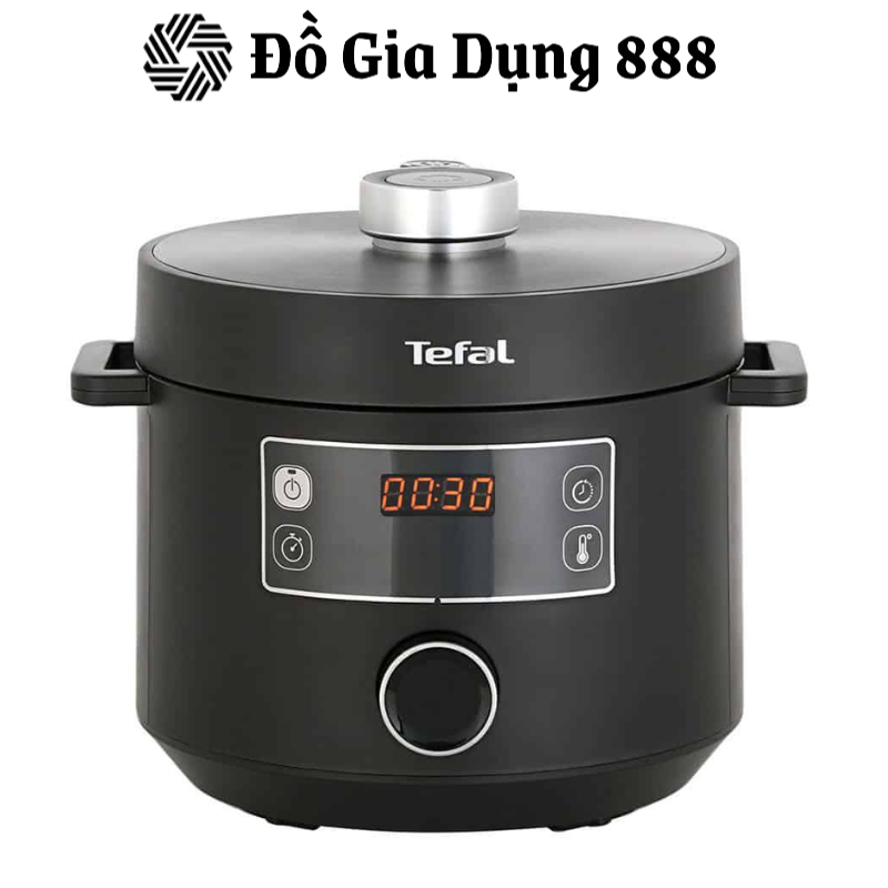 Nồi Áp Suất Đa Năng Tefal CY754830 Turbo Cuisine, 5 Lít, 10 Chương Trình - Hàng chính hãng