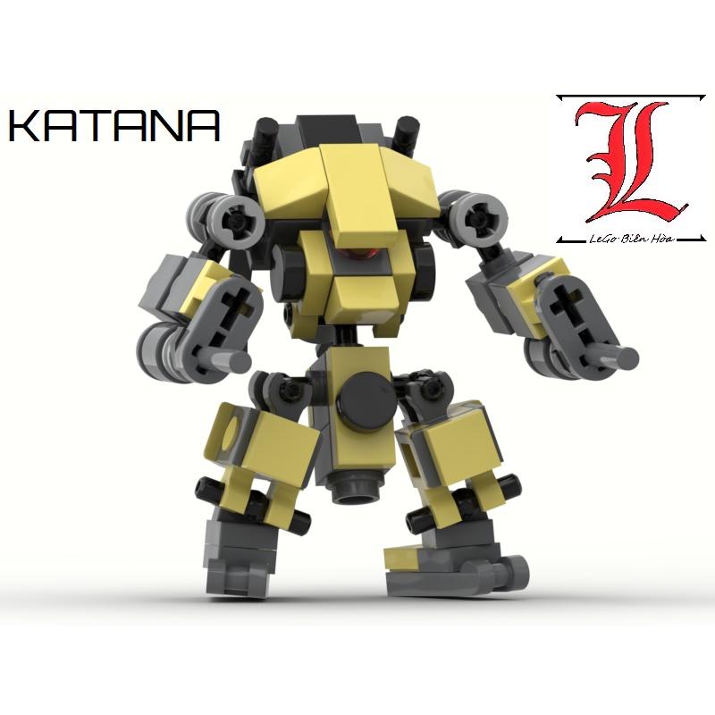 Đồ chơi lắp ráp Moc Mech Robot Katana