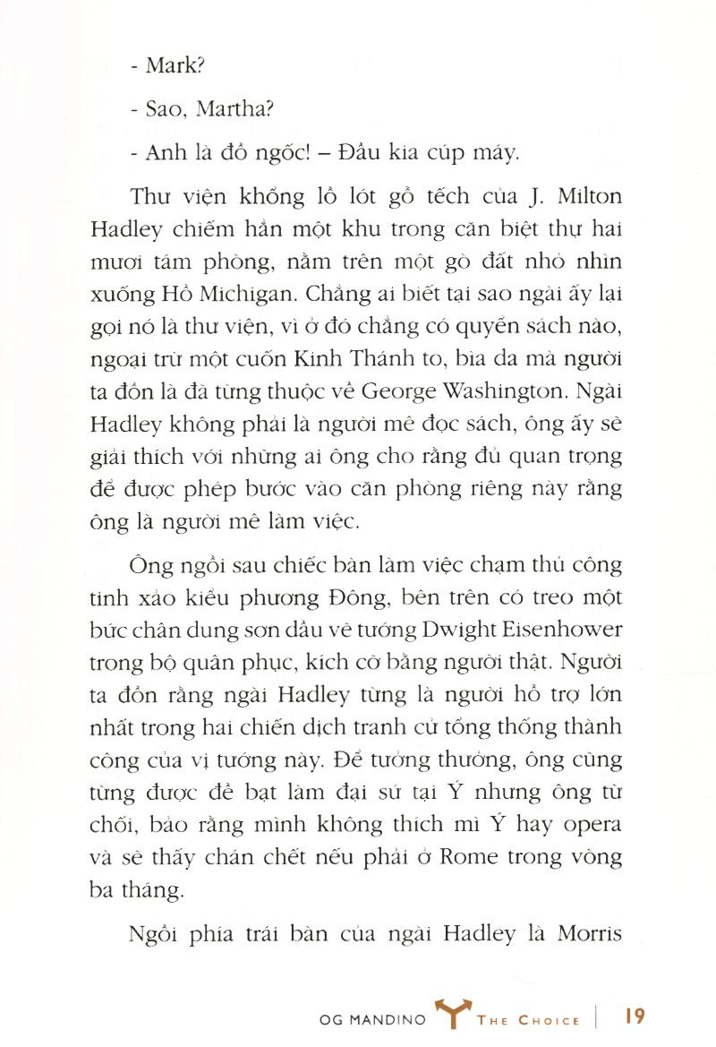 Sách Lựa Chọn Nhiệm Màu - The Choice