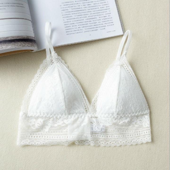Áo Lót Bralette Ren Đệm Mỏng Không Gọng Xuất Nhật