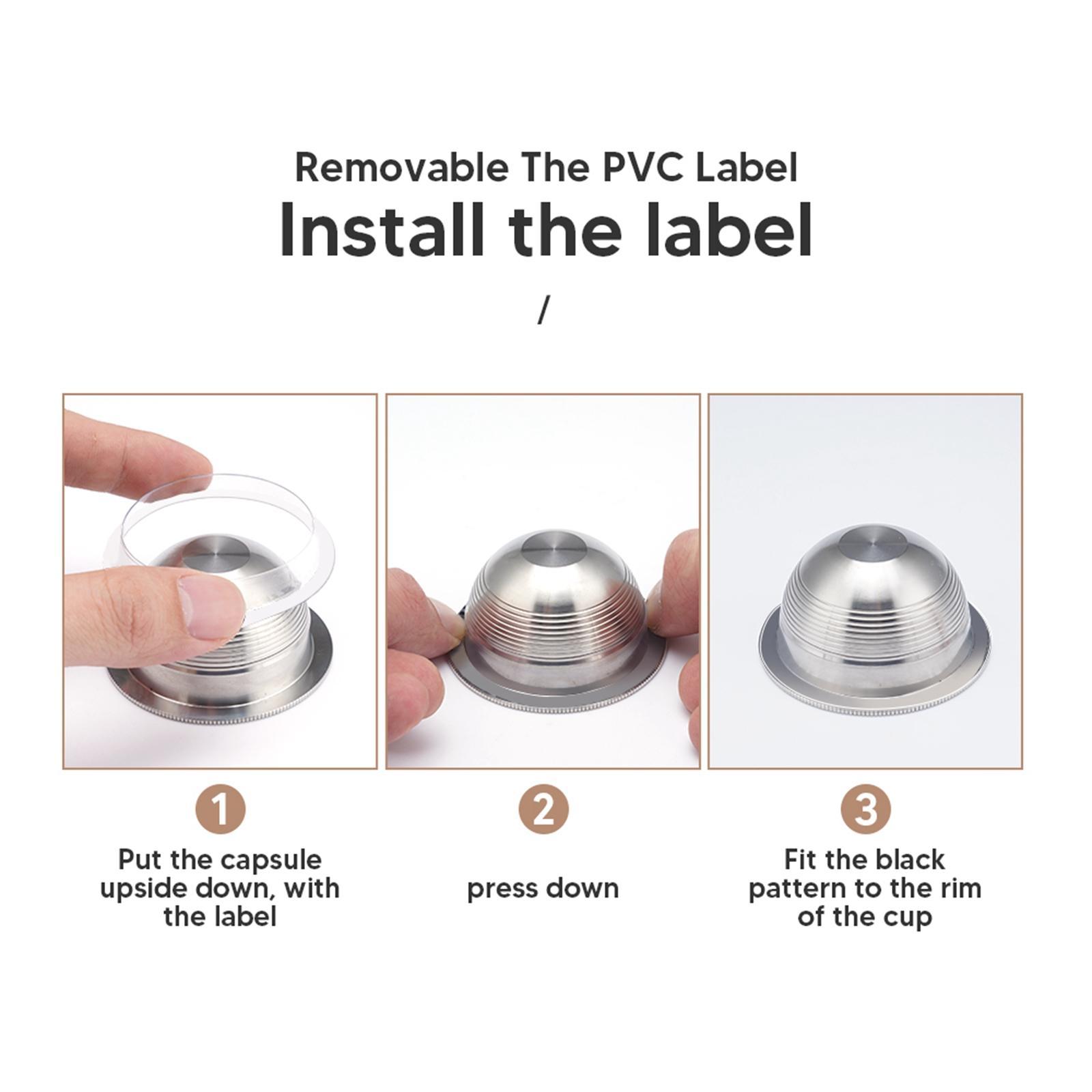 Refillable Coffee Capsule Filter, Espresso Machines Parts Stainless Steel for ENV150