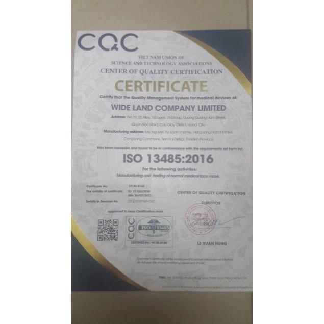 1 chiếc Khẩu trang 4 lớp công nghệ Hàn Quốc
