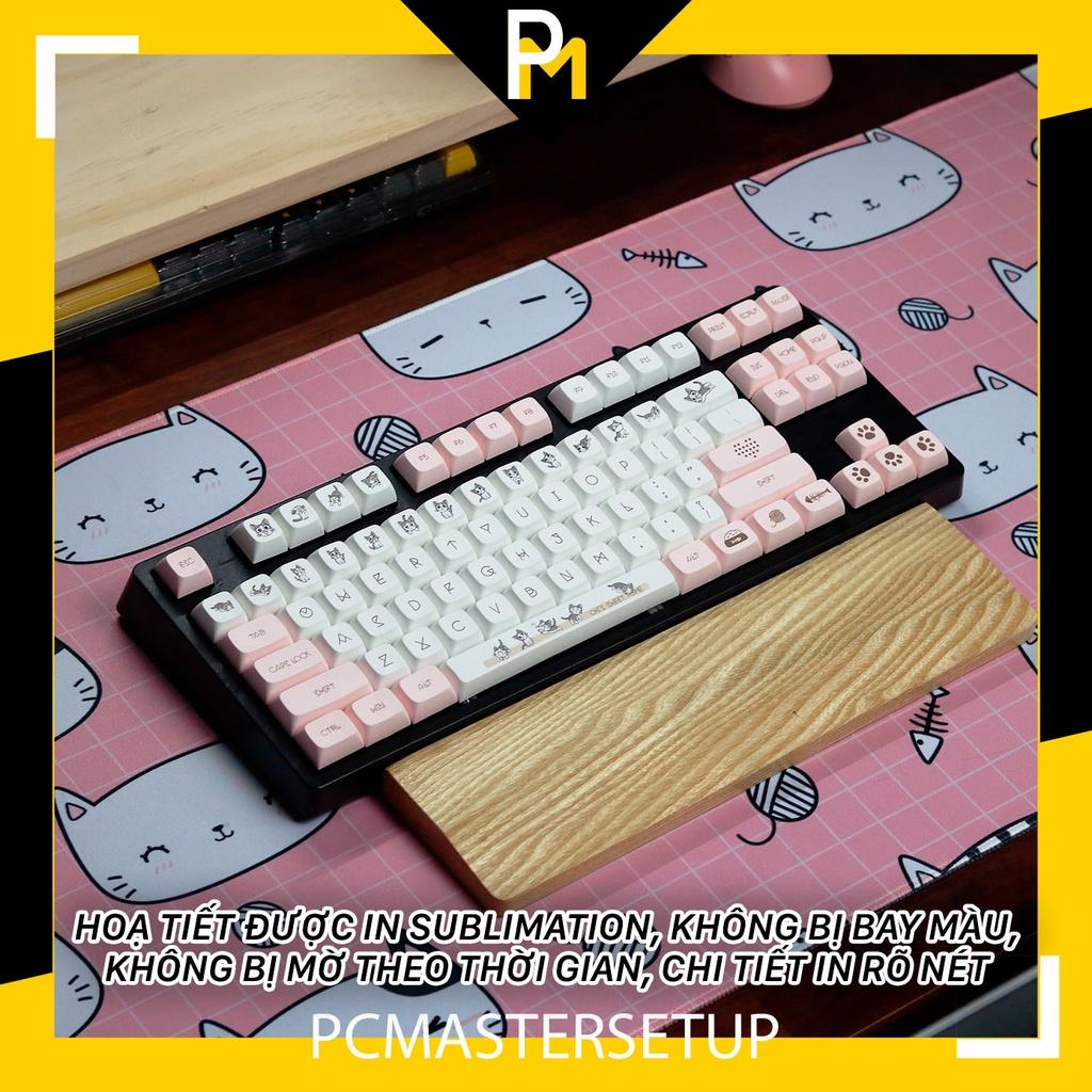Keycap pbt Mèo Chi chiều cao xda 9.5mm dày 1.5mm của Pcmaster