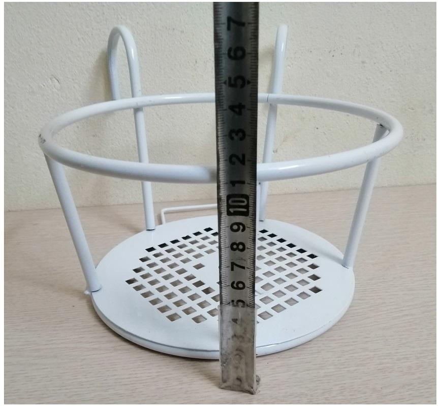 ComBo 3 GIỎ SẮT Treo Chậu Hoa Ban Công Hình Tròn - Màu Trắng + 3 Chậu Nhựa Trồng Hoa Cây Cảnh Bốn Mùa 250x170