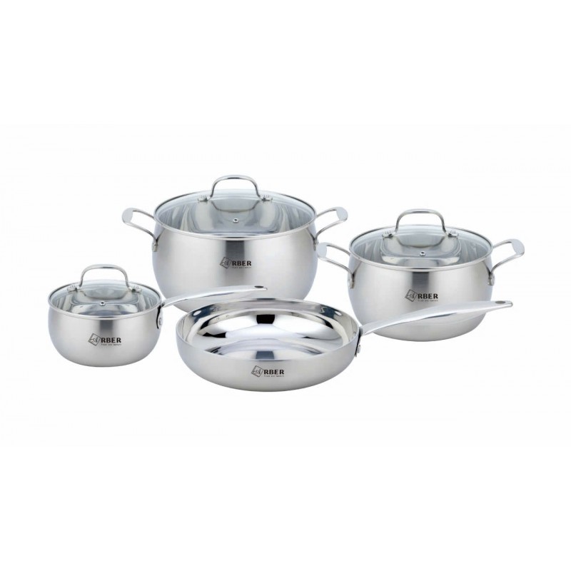 Bộ nồi inox đáy liền Arber AN-lengend hàng chính hãng