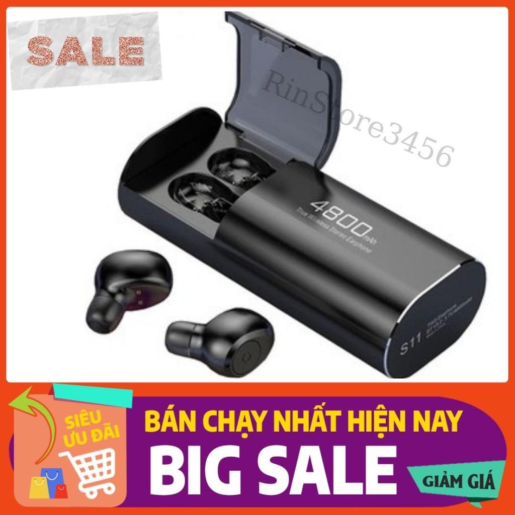 Tai Nghe Bluetooth không dây S11 5.0 chuyên Gaming Tích Hợp Sạc Dự Phòng dành cho ios và android