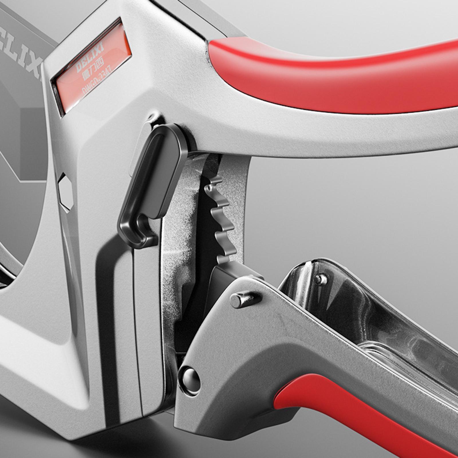 Ratchet Action Pipe Cutter Tool, Cutting Scissors, Professional Non Slip Ergonomic Handle Plumbing Pipes Hand Tool