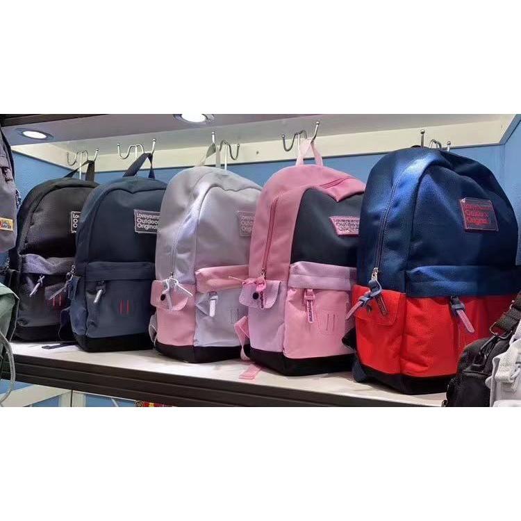 Balo Thời Trang Balo Nữ Cao Cấp cho Học Sinh-Sinh Viên LS100 Loveysummer Màu Xanh Đỏ