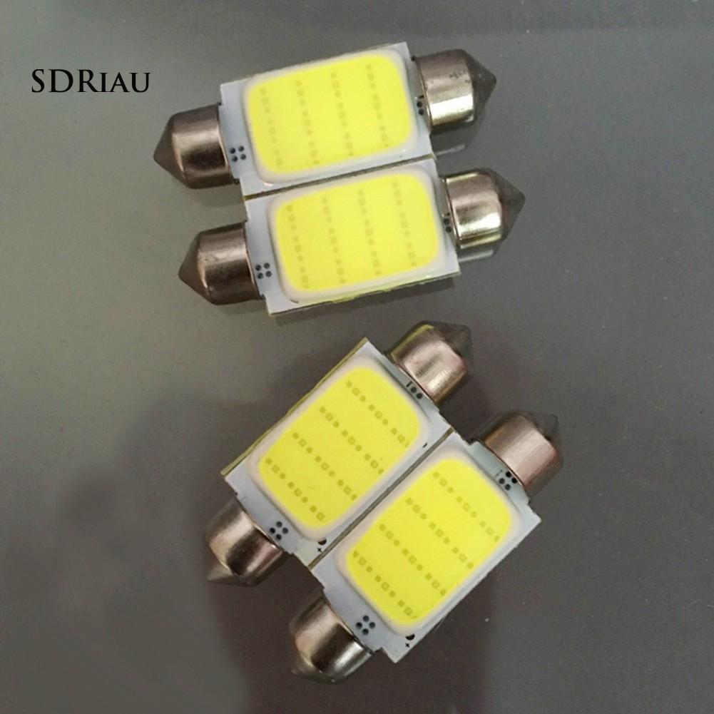 Bộ 4 bóng đèn LED COB 39mm gắn trần xe hơi chuyên dụng