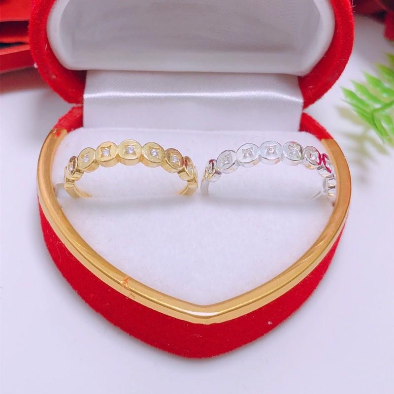 Nhẫn kim tiền bạc ta, nhẫn tài lộc, nhẫn đồng tiền nhỏ xinh
