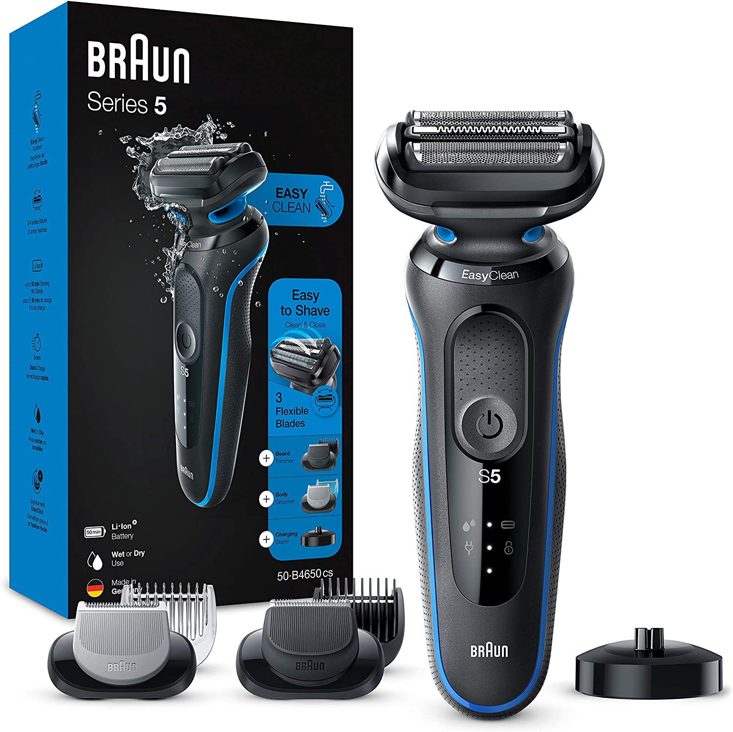 Máy cạo râu Braun Series 5 50-B4650cs Hàng Chính Hãng