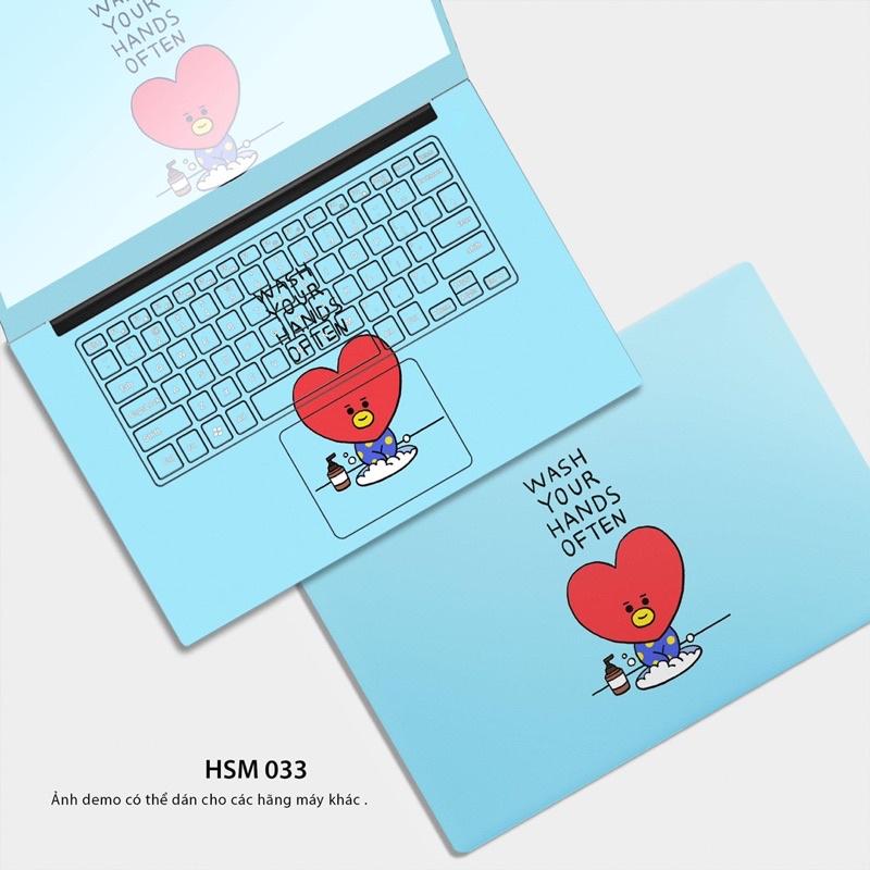 Skin Dán Laptop - Mẫu BT21 (P2