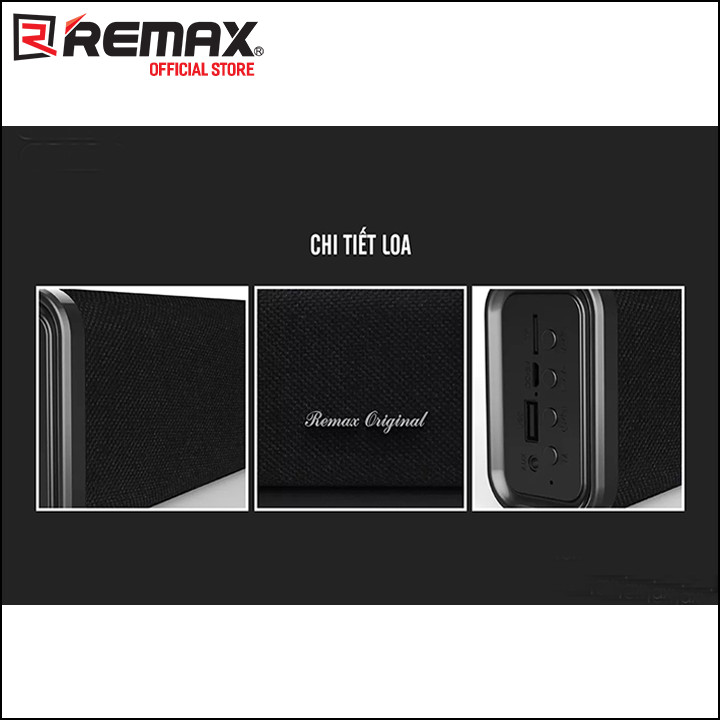 Loa Bluetooth Soundbar Mini Remax RB-M33  Đen - Hàng Nhập khẩu