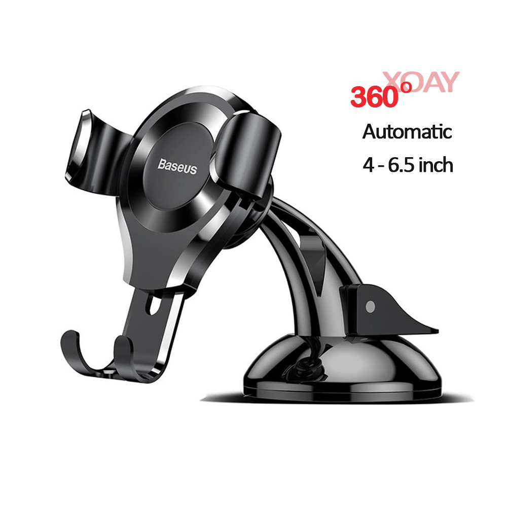 Giá đỡ điện thoại Ô tô Baseus Osculum Car Mount đầu kẹp điện thoại xoay 360 độ cao cấp - Hàng chính hãng