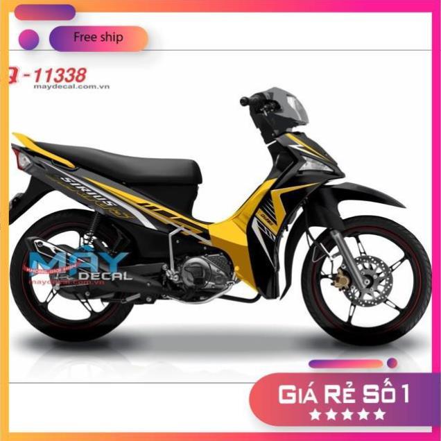 Tem rời dành cho Sirius Fi vàng đen