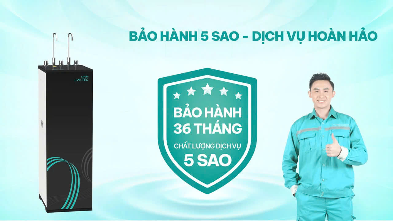 Máy lọc nước nóng lạnh RO 10 lõi Livotec 630 - Giao trước lắp sau miễn phí toàn quốc - Bảo hành 36 tháng - Hàng chính hãng