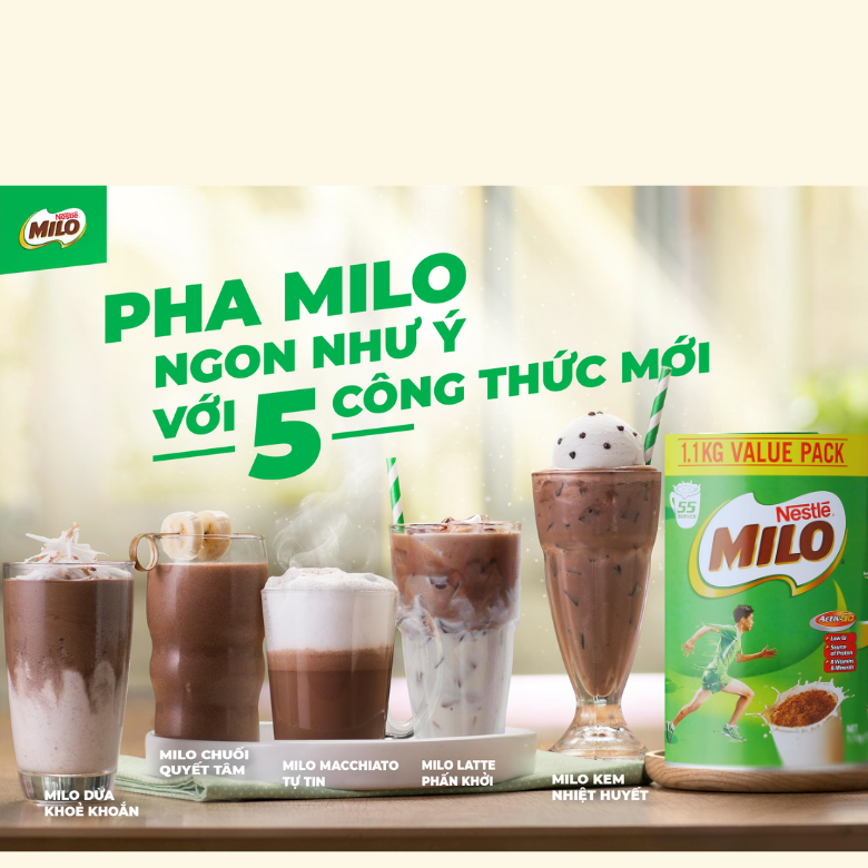 Sữa bột Nestlé Milo Australia giúp bé phát triển chiều cao và cân năng, thông minh và sáng tạo năng động vượt trội - QuaTangMe Extaste