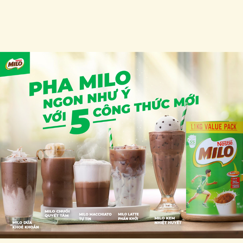 Sữa Milo Nestle chính hãng nội địa Úc 1kg - Phát triển chiều cao, tràn đầy năng lượng - OZ Slim Store