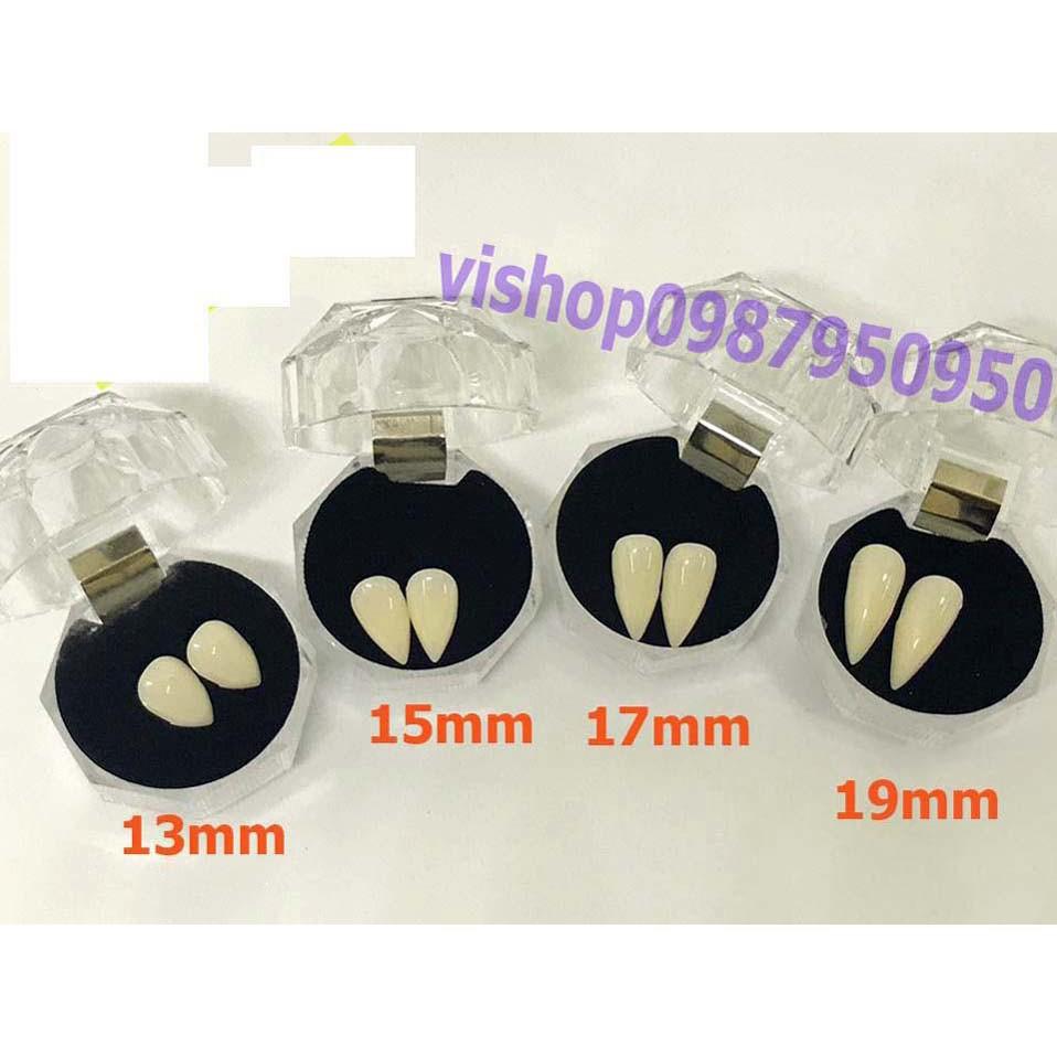 Răng nanh-răng khểnh giả cao cấp 13mm TẶNG KÈM KEO GẮN