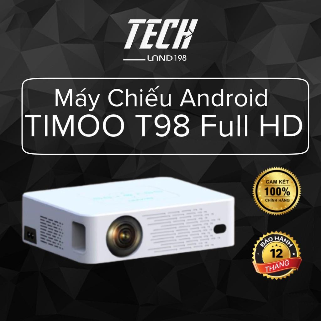 Máy Chiếu Phim TIMOO-T98 Full HD Android 9.0 Độ Sáng 6000 lumens