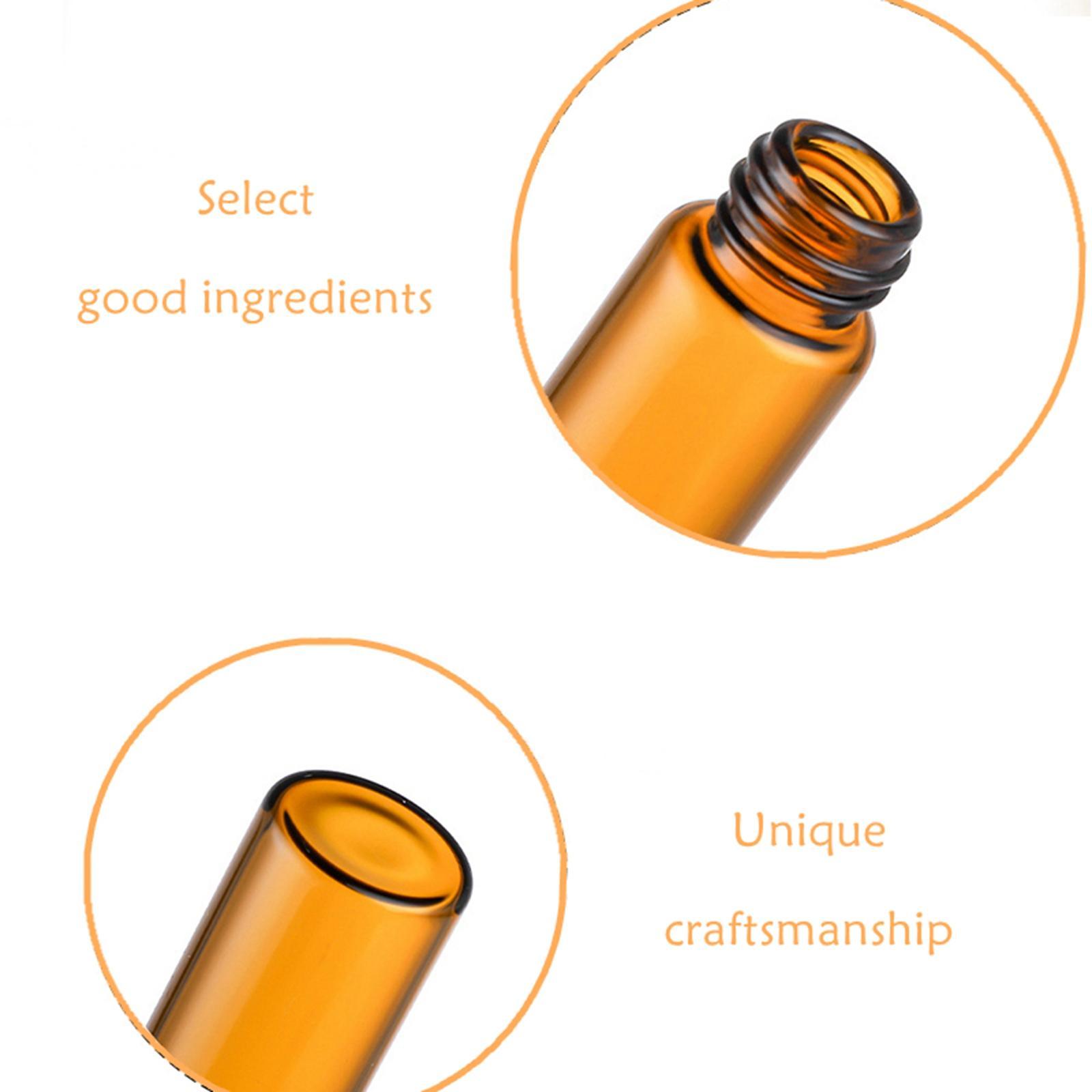 Rollerball Bottle Vial Leakproof Empty Refillable for Perfume Storage