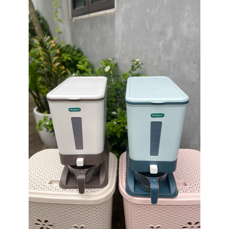 Thùng đựng gạo tiện ích 10kg Hokori