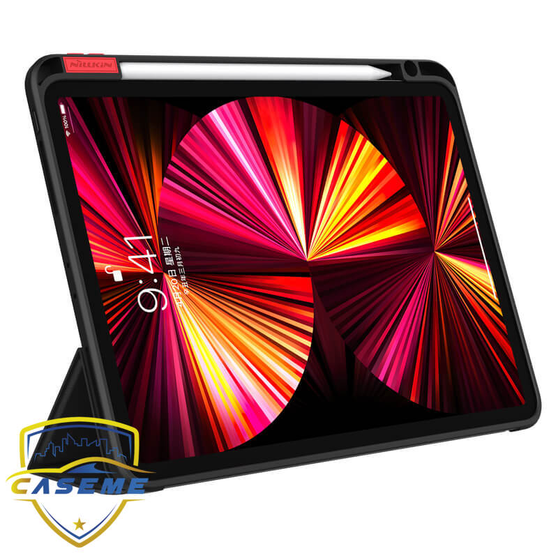 Bao da Nillkin Bevel Leather dành cho Apple iPad Pro 11 inch M1 2021 - Hàng Chính Hãng