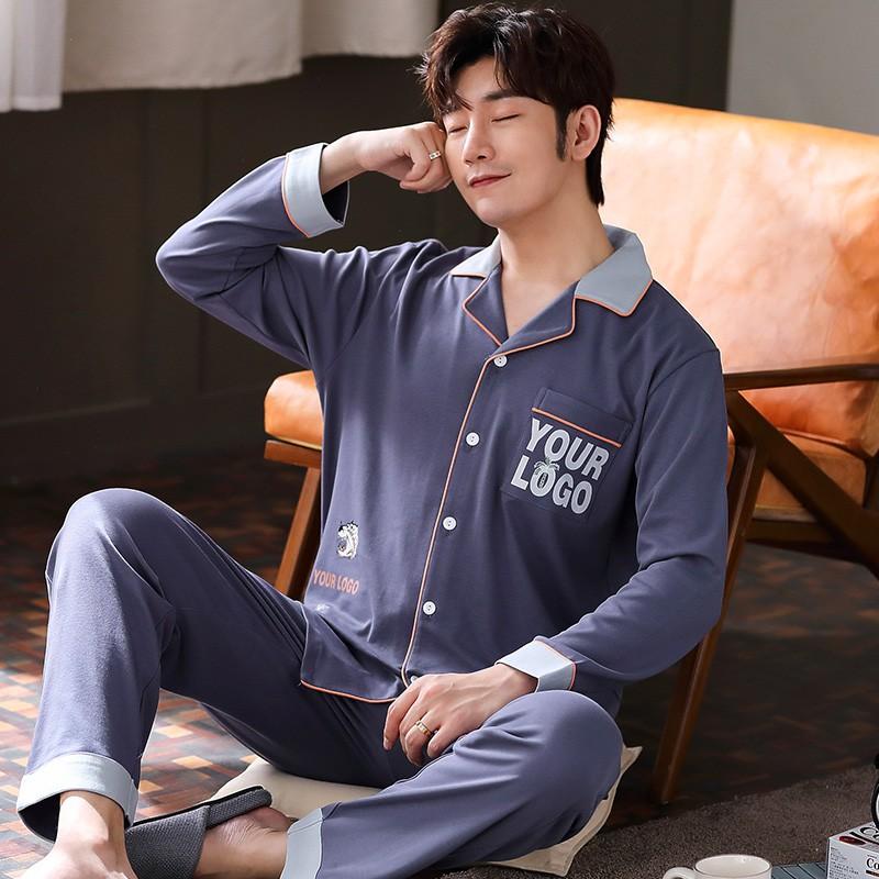 {ẢNH CHỤP THẬT} Đồ bộ Pijama-Đồ ngủ nam cao cấp phong cách Hàn Quốc, chất COTTON 100 dày dặn &amp; thoáng khí (713)