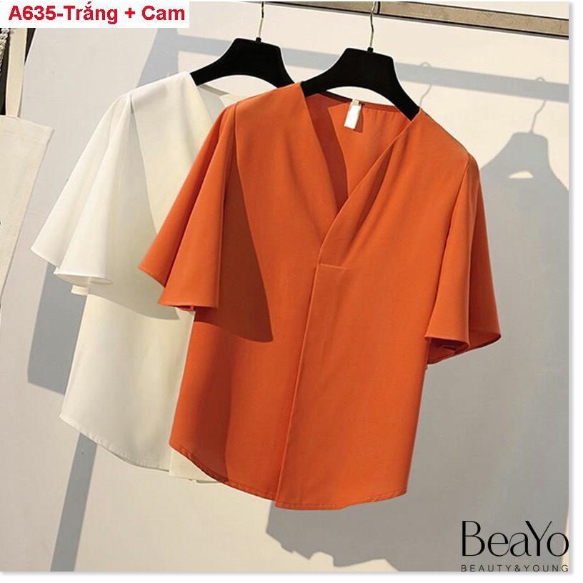 Áo kiểu cổ tim tay dơi cực đẹp cho nàng