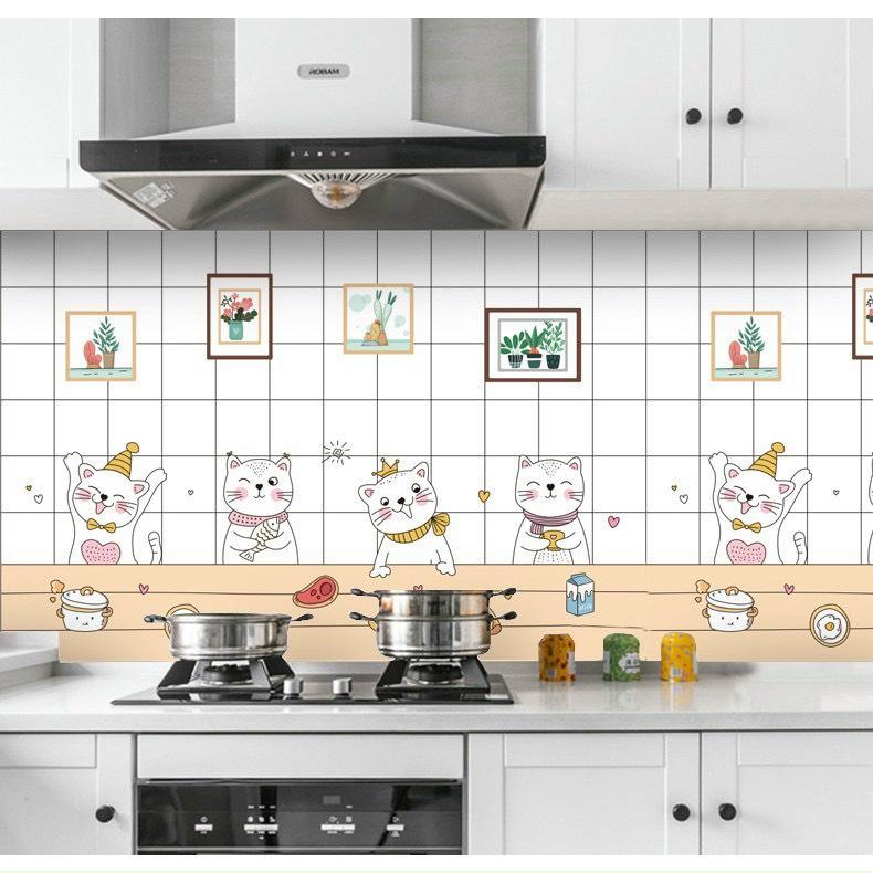Decal Dán Bếp - Cho Không Gian Bếp Thêm Sinh Động - Kích Thước 60x200cm