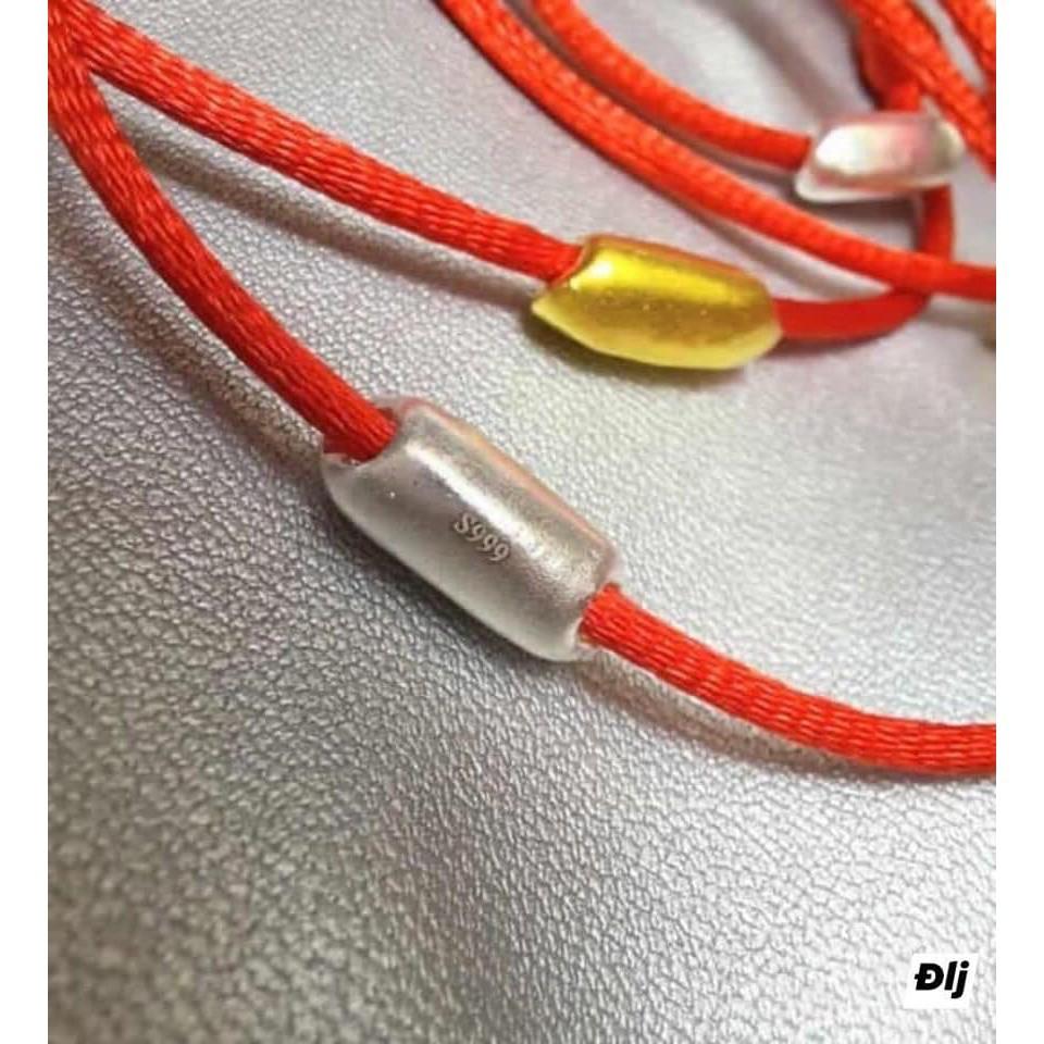 CHỈ ĐỎ HẠT GẠO BẠC TA S999 -