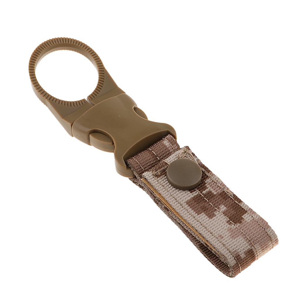 Key Ring Holder Gear Keychain Clip Nylon Webbing Quick Release Buckle Molle Bag Attachments