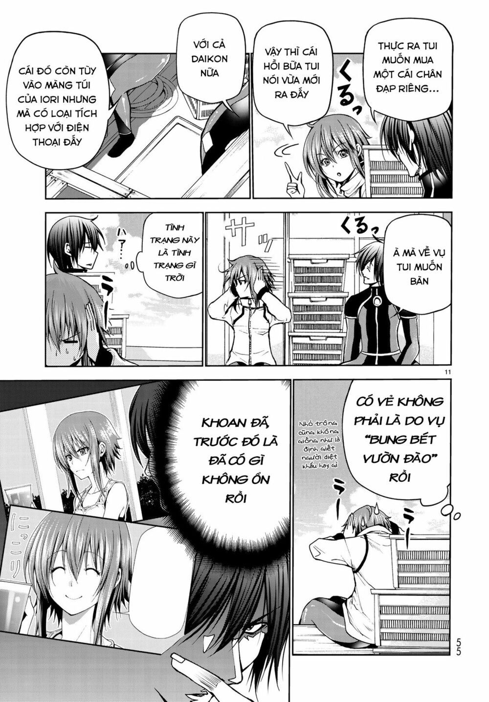 cô gái thích lặn - grand blue chapter 45 11