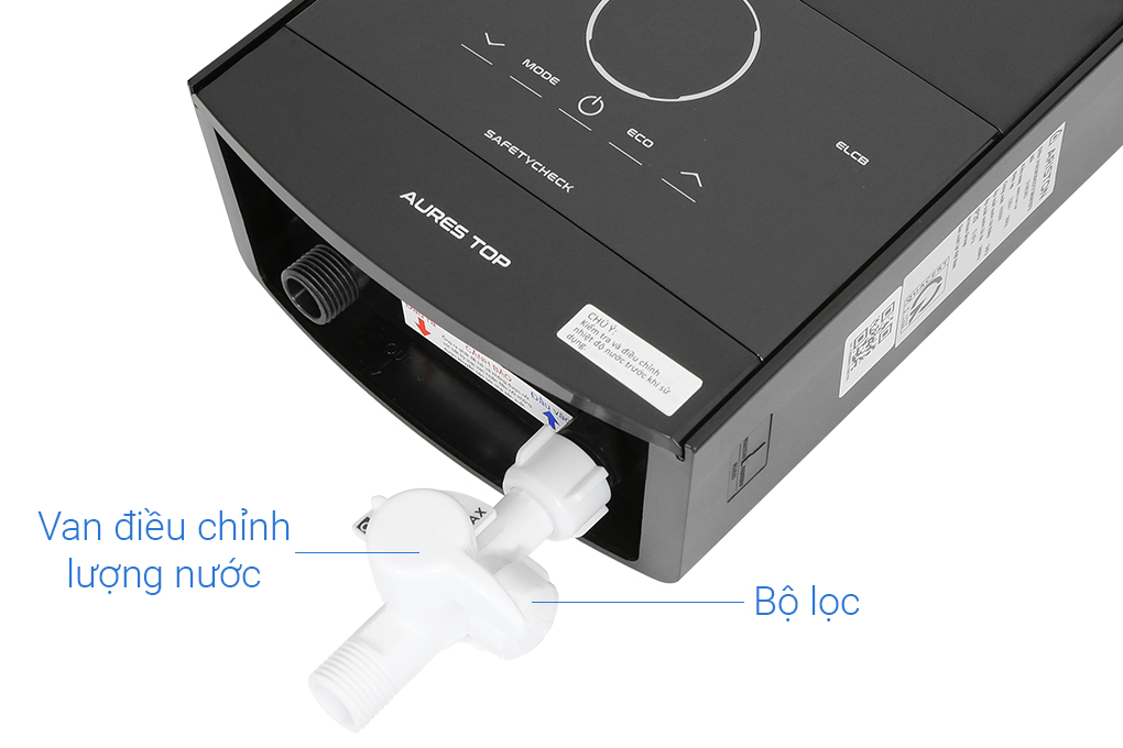 Máy nước nóng trực tiếp Ariston 4500W AURES TOP 4.5P Mẫu 2022 - hàng chính hãng