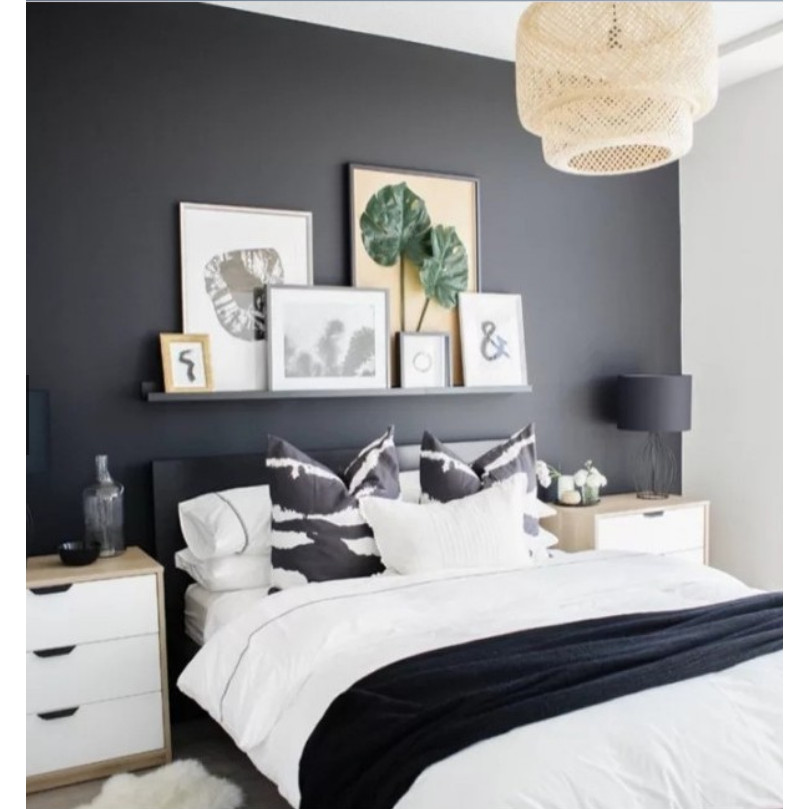 20M DECAL GIẤY DÁN TƯỜNG KEO SẴN KHỔ 45CM MẪU ĐEN NHÁM